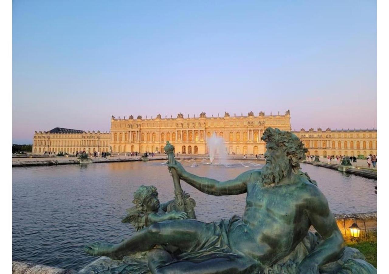 Superbe Appartement Avec Jardin Proche Versailles Saint-Cyr-l'Ecole Bagian luar foto